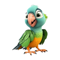 ai gegenereerd ara papegaai Aan een Afdeling geïsoleerd Aan transparant achtergrond PNG psd
