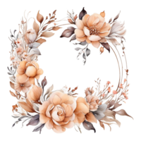 ai gegenereerd waterverf bloemen bloem ontwerp, waterverf bloem regelingen bloemen, waterverf bloem ontwerp, bloem sublimatie bloemen clip art, bruiloft decoratie png