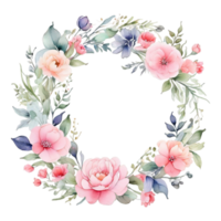 ai gegenereerd waterverf bloemen bloem ontwerp, waterverf bloem regelingen bloemen, waterverf bloem ontwerp, bloem sublimatie bloemen clip art, bruiloft decoratie png