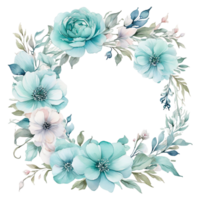 ai generiert Aquarell Blumen- Blume Design, Aquarell Blume Vereinbarungen Blumen, Aquarell Blume Design, Blume Sublimation Blumen- Clip Art, Hochzeit Dekoration png