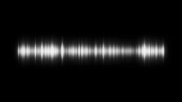 Monochrome digital audio spectrum, 4k footage video