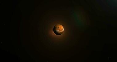 Reisen gegenüber Venus Planet im das äußere Raum video