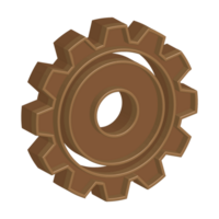 3D tandwielpictogram png