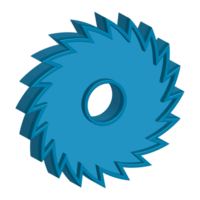 3d circular Serra ícone png