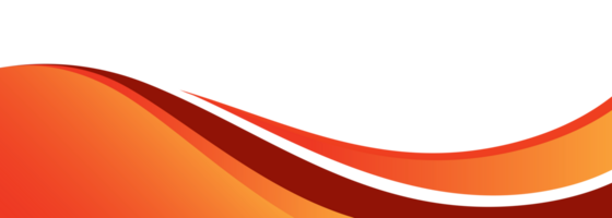 orange wave frame png