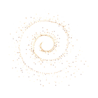 abstrait or spirale briller png