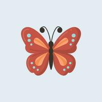 Butterfly flat vector illustration