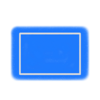 blauw grunge borstel banier png