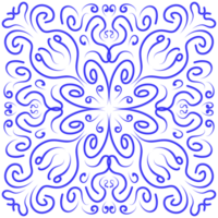 blauw bloemen patroon achtergrond png