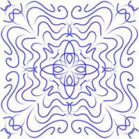Blau Blumen- Muster Hintergrund png