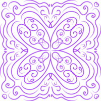 Purple Floral Pattern Background png