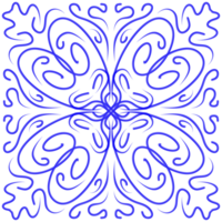 bleu floral modèle Contexte png