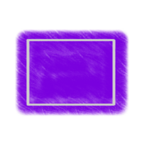 Purper grunge borstel banier png