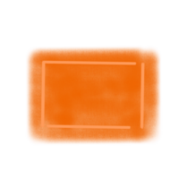 Orange Grunge Brush Banner png