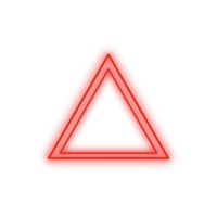 Red Neon Triangle png