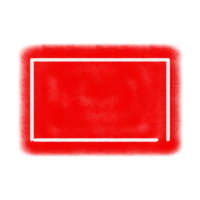 rood grunge borstel banier png