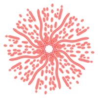 Sunburst Strahlen Ornament png