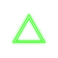 Green Neon Triangle png