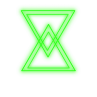 verde neon triangolo png