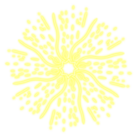 sunburst des rayons ornement png