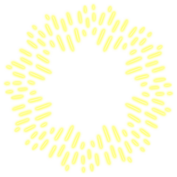 sunburst rays ornament png