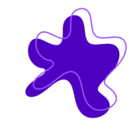 Modern Fluid Blob png