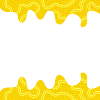 Abstract Wavy Both Frame png