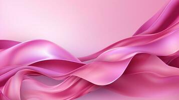rosado cinta terminado rosado antecedentes. diseño creativo para internacional De las mujeres día, pecho cáncer conciencia, de la madre día, San Valentín día. concepto diseño para anuncio, social medios de comunicación, volantes. generativo ai foto