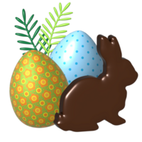 Easter eggs illustration png