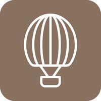 Hot Air Balloon Vector Icon