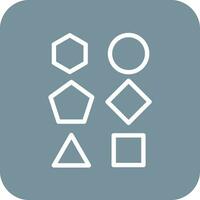 Geometric Shapes Vector Icon