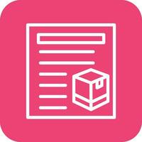 Delivery Note Vector Icon