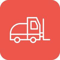 Forklift Vector Icon