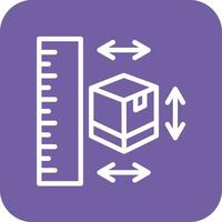 Parcel Size Vector Icon