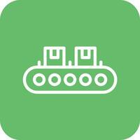Conveyor Belt Vector Icon