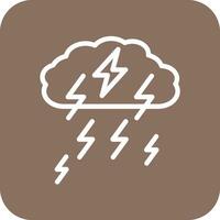 Thunderstorm Vector Icon