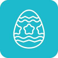 Chocolate Egg Vector Icon