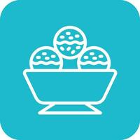 Icecream Bowl Vector Icon