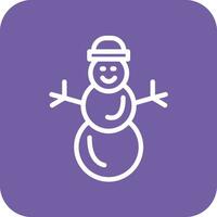 Snowman Vector Icon