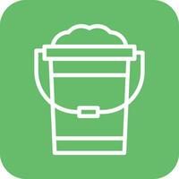 Water Bucket Vector Icon