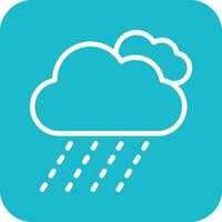 Rainy Clouds Vector Icon