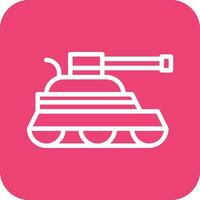 Army Tank Vector Icon