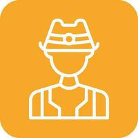 vaquero vector icono