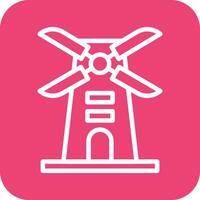 Windmill Vector Icon