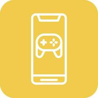 Mobile Game Console Vector Icon