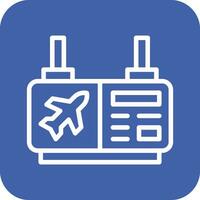 Plane Departure Vector Icon