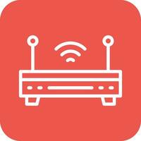 Wireless Router Vector Icon