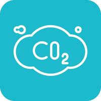 icono de vector de co2