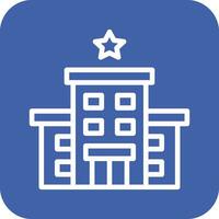 1 Star Hotel Vector Icon