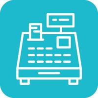 Cashier Machine Vector Icon